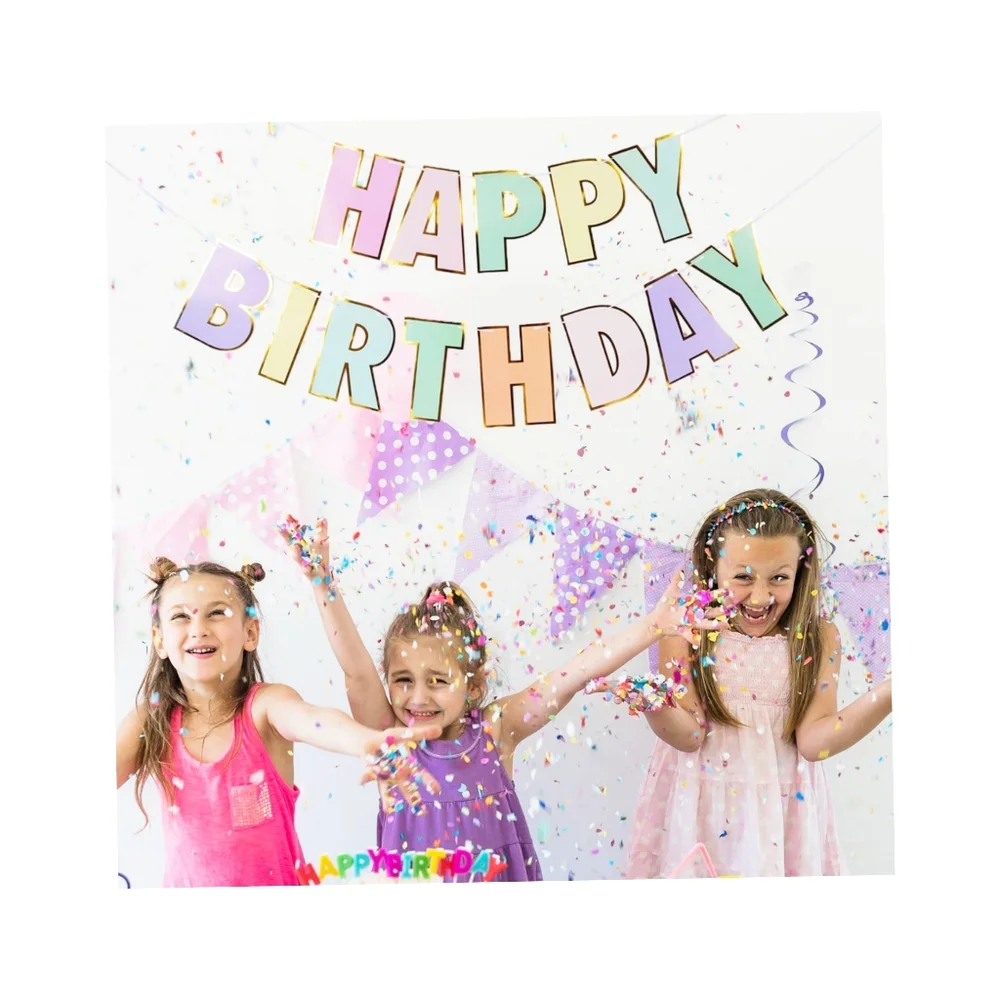Colorful Happy Birthday Banner
